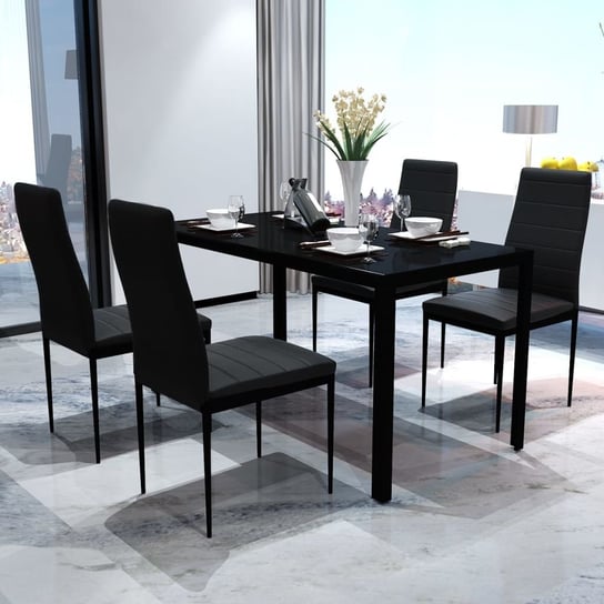Perwoi, Meble kuchenne, stół i krzesła, drewniane, 60x105x74cm vidaXL