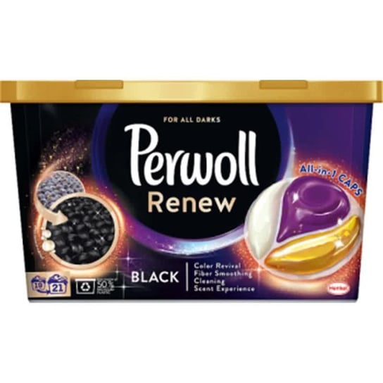 Perwoll 21P Box Kaps D/Pr. Renew Black /992 Perwoll