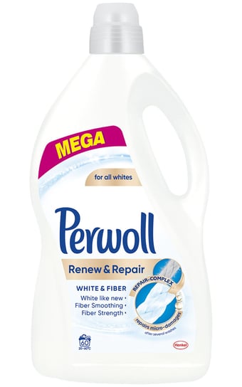 Perwoll Renew & Repair White Płyn do Prania 60pr 3,6L - Renew & Repair: White & Fiber Perwoll