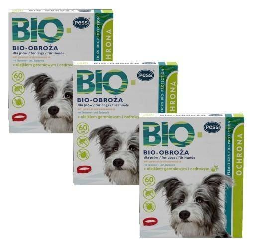PESS BIO Obroża pielęgnacyjno-ochronna z olejkami dla psa 60 cm Inna marka