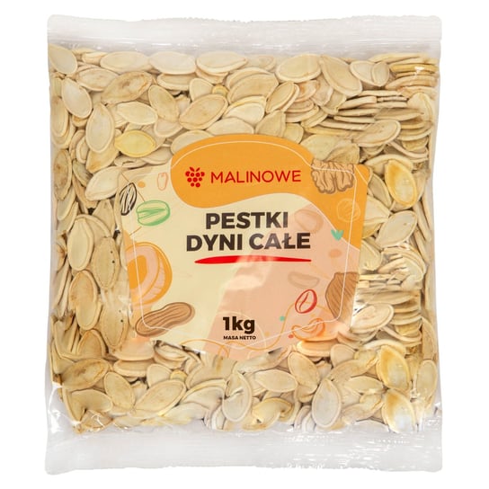 Pestki dyni całe 1kg Malinowe