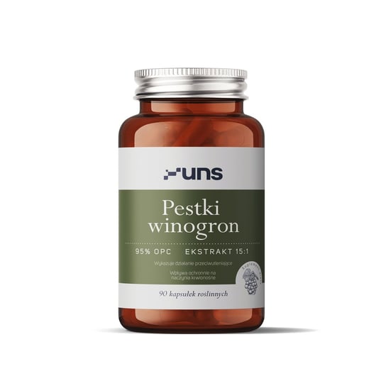 PESTKI WINOGRON 95% OPC Suplement diety, 90 kaps. Uns