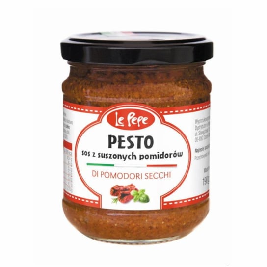Pesto Di Pomodori Secchi Pasta Z Suszonych Pomidorów 190 G Le Pepe BBK