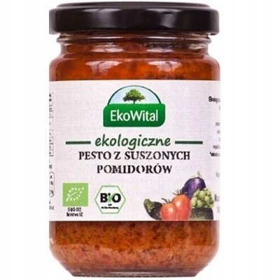 Pesto z pomidorów suszonych na słońcu (140g) - BIO Eko Wital