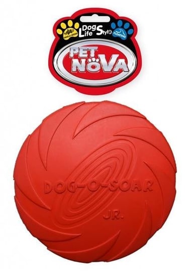 Pet Nova DOG LIFE STYLE Frisbee, Dysk gumowy,15cm czerwony PET NOVA
