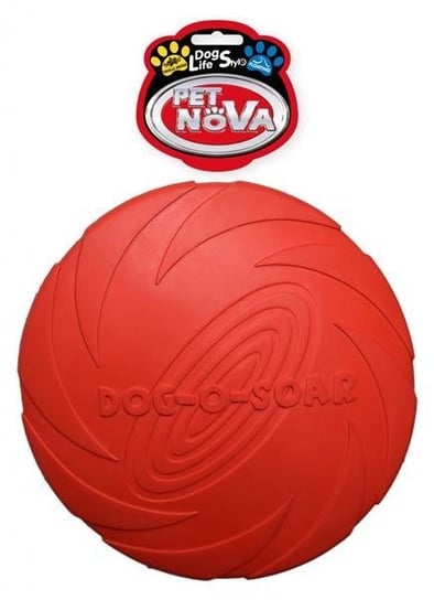 Pet Nova DOG LIFE STYLE Frisbee, Dysk gumowy 22 cm czerwony PET NOVA