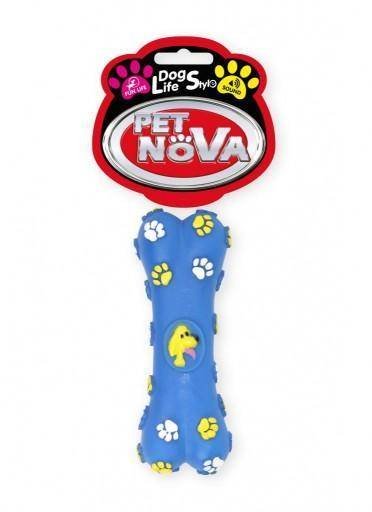 PET NOVA Kość zabawka dla psa 15 cm niebieska PET NOVA