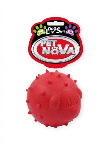 Pet Nova Piłka na przysmaki SnackBall z miętą czerwona 6,5cm PET NOVA