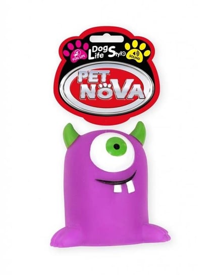 Pet Nova Potworek gumowy Monster z dźwiękiem 10cm PET NOVA