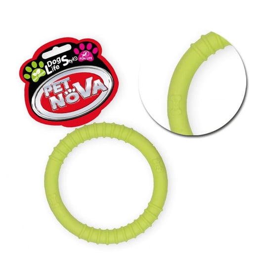 Pet Nova Ringo z gumy zielone 9,5cm PET NOVA