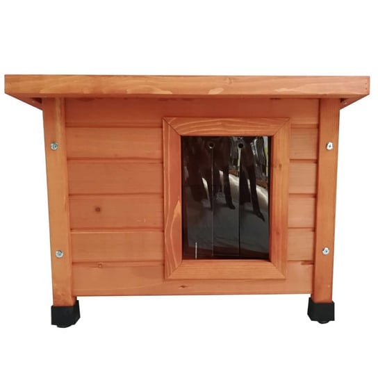 @Pet Ogrodowy domek dla kota, 57x45x43 cm, drewniany, brązowy @Pet