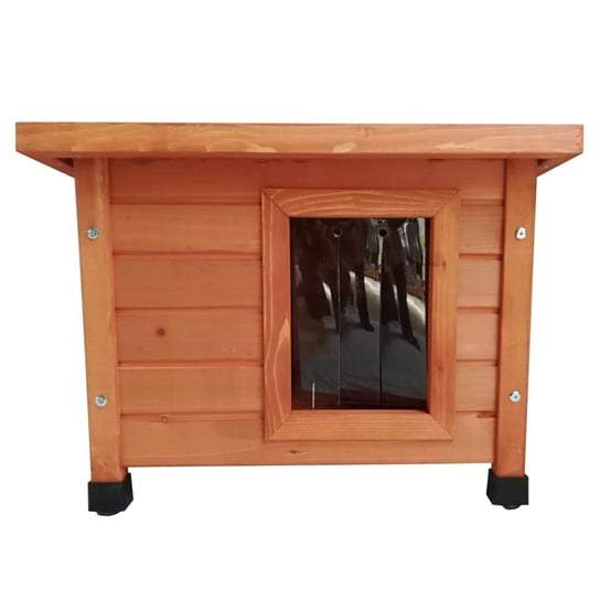 @Pet Ogrodowy domek dla kota XL, 68,5x54x51,5 cm, drewniany, brązowy @Pet