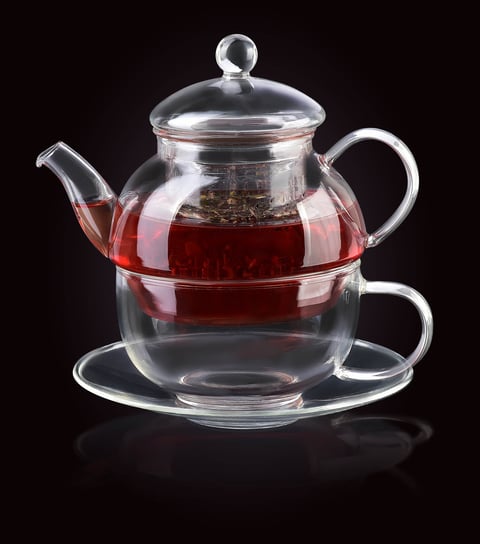 PETER Tea for one dzbanek z filiżanką   350ml/420ml 13,5x18xh15cm Mondex