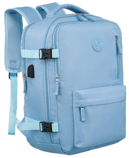 PETERSON plecak damski podróżny wielofunkcyjny z USB bagaż podręczny lotniczy 40x30x20 Peterson