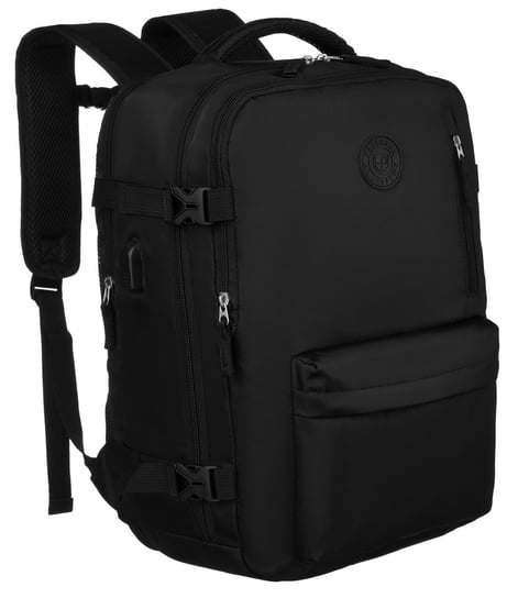 PETERSON plecak damski podróżny wielofunkcyjny z USB bagaż podręczny lotniczy 40x30x20 Peterson