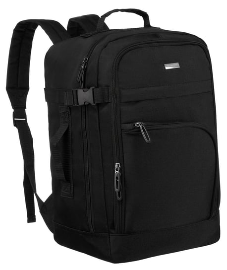 PETERSON plecak podróżny do samolotu bagaż kabinowy torba 40x25x20 czarny Peterson