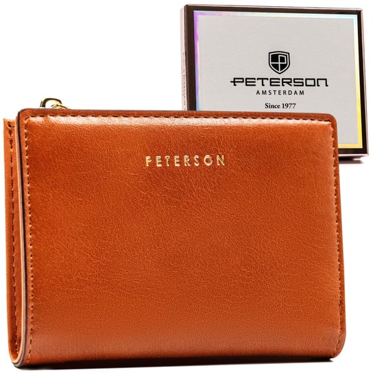 PETERSON portfel damski mały klasyczny portmonetka RFID Peterson