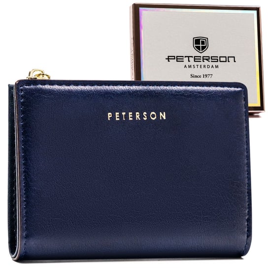 PETERSON portfel damski mały klasyczny portmonetka RFID Peterson