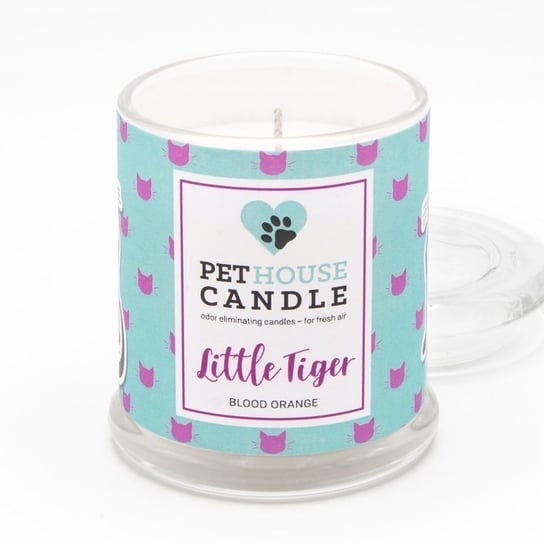 PetHouse Candle sojowa świeca zapachowa neutralizująca zapach - Little Tiger Blood Orange Polder