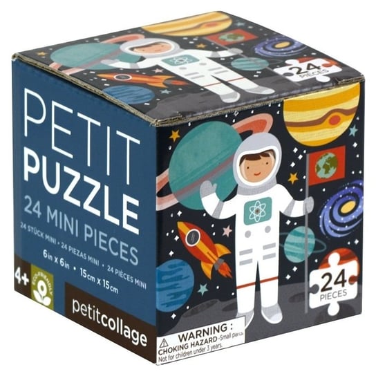 Petit Collage, puzzle, Astronauta, mini, 24 el. Petit Collage