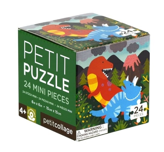 Petit Collage, puzzle, mini Dinozaur, 24 el. Petit Collage
