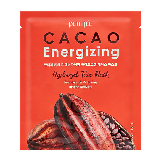 Petitfee, Cacao Energizing Hydrogel Face Mask, zestaw, 5x32g Petitfee