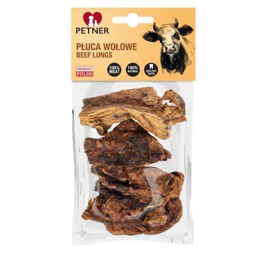 Petner Płuca Wołowe - Naturalny Gryzak Dla Psa 50G Petner