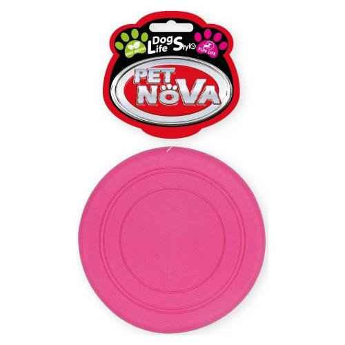 PETNOVA - Frisbee 18cm różowe z aromatem mięty PET NOVA