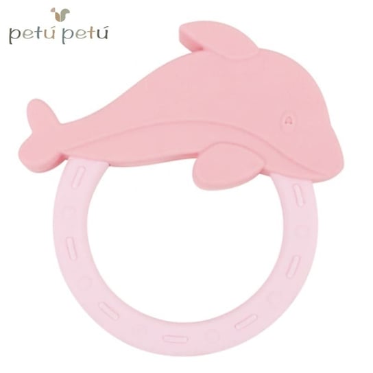 Petú Petú - gryzak silikonowy Delfinek Różowy Inna marka