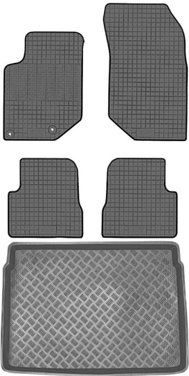 Peugeot 2008 II Crossover od 2019r. Bagażnik MIX-PLAST 24048 + Dywaniki CIKCAR PEU00028 Max-Dywanik