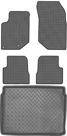 Peugeot 2008 II Crossover od 2019r. Bagażnik MIX-PLAST 24049 + Dywaniki CIKCAR PEU00028 Max-Dywanik