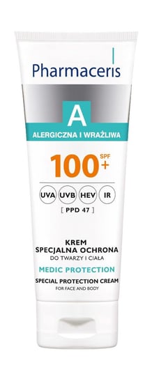 Pharmaceris, A, krem ochronny do twarzy i ciała, SPF 100, 75 ml Pharmaceris