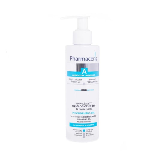 Pharmaceris, A Physiopuric-gel, nawilżający fizjologiczny żel do mycia twarzy, 190 ml Pharmaceris