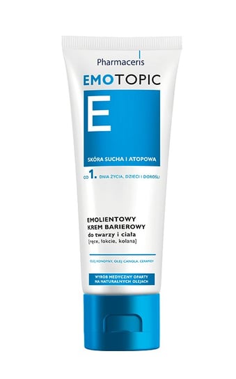 Pharmaceris E Emotopic, emolientowy krem barierowy do twarzy i ciała, 75 ml Pharmaceris