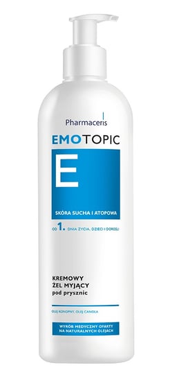 Pharmaceris E Emotopic, kremowy żel myjący, 400 ml Pharmaceris