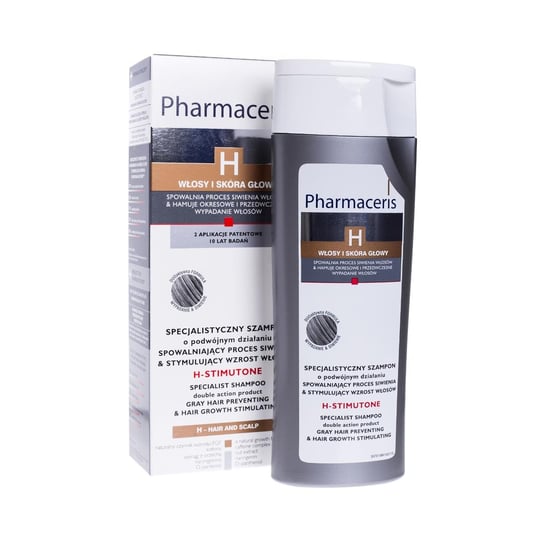 Pharmaceris, H, szampon spowalniający proces siwienia i stymulujący wzrost włosów H-Stimutone, 250 ml Pharmaceris