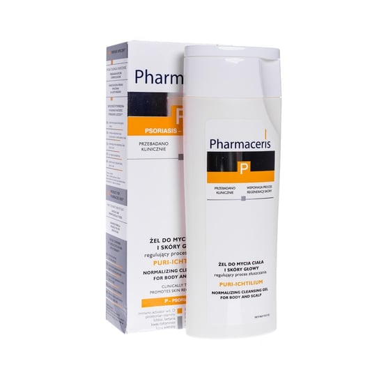 Pharmaceris, P Puri-Ichtilium, żel do mycia ciała i skóry głowy, 250 ml Pharmaceris