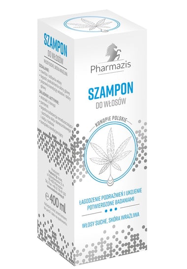 Pharmazis, szampon do włosów Konopie Polskie, 400 ml Pharmazis