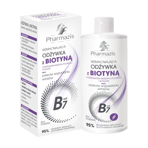 Pharmazis, wzmacniająca odżywka do włosów z Biotyną, 250 ml Pharmazis