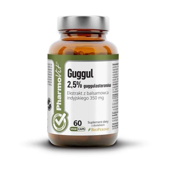 Pharmovit Clean Label Guggul 2,5 % guggulosteronów Pharmovit