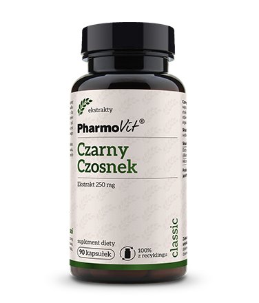 Pharmovit Czarny Czosnek 4:1 Suplementy diety, 90 kapsaps Pharmovit