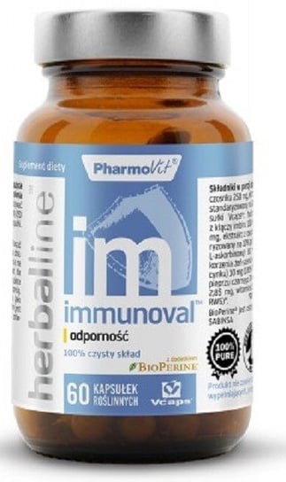 Pharmovit Herballine Immunoval Suplement diety, 60 kaps. Pharmovit