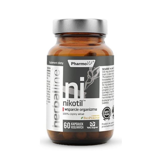 Pharmovit Herballine Nikotin Suplement diety, 60 kapsułek Pharmovit