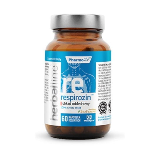 Pharmovit Herballine Respirozin Suplement diety, 60 kapsułek Pharmovit
