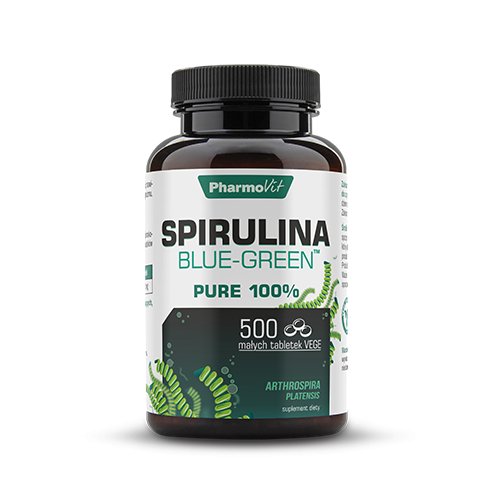 Pharmovit, Spirulina platensis, Suplementy diety,  500 tab. Pharmovit