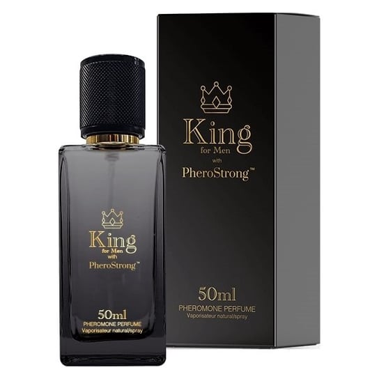 Pherostrong King For Men Pheromone Perfume Perfumy z feromonami dla mężczyzn spray 50ml PheroStrong