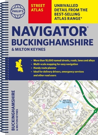 Philip's Navigator Street Atlas Buckinghamshire and Milton Keynes Opracowanie zbiorowe