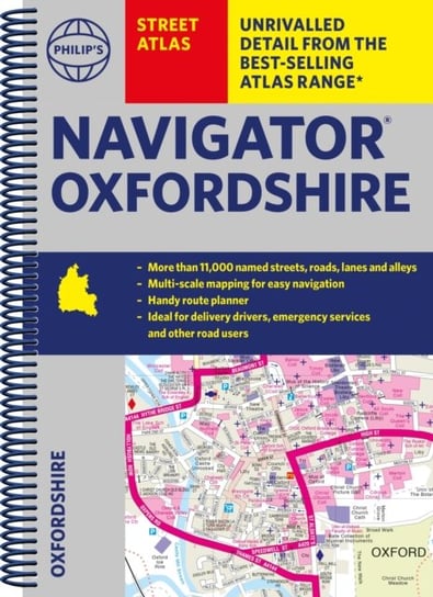 Philip's Navigator Street Atlas Oxfordshire: Spiral edition Opracowanie zbiorowe