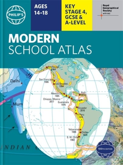 Philip's RGS Modern School Atlas: 100th edition Opracowanie zbiorowe