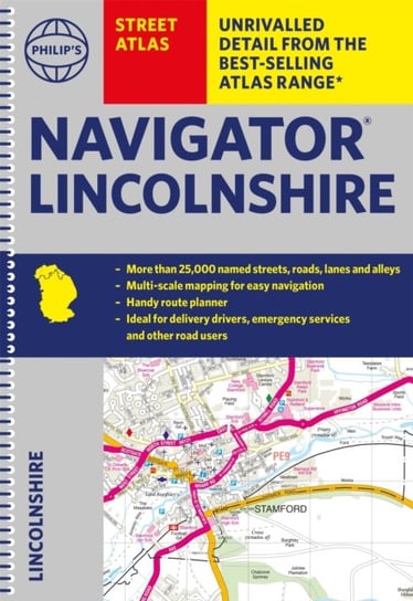 Philip's Street Atlas Navigator Lincolnshire Opracowanie zbiorowe